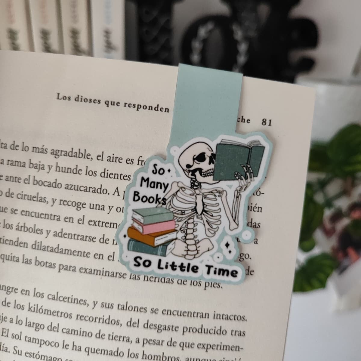 Marcapáginas magnético "many books"