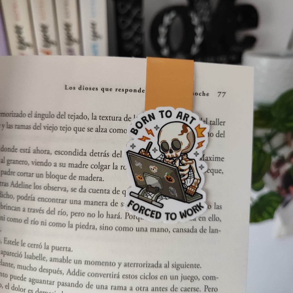 Marcapáginas magnético born to art