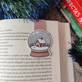 Marcapáginas magnético bola de nieve