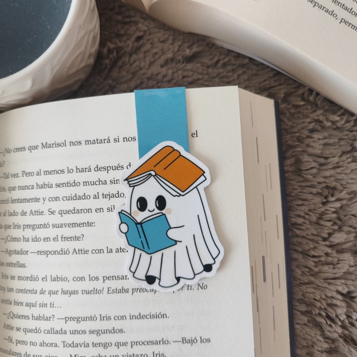 Marcapáginas magnético fantasmita blue